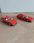 Burago - ferrari 348 tb (1989) + ferrari testarossa (1984), Ophalen of Verzenden, Zo goed als nieuw, Auto, Bburago