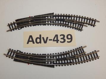 Adv-439 N Spoor Gebogen Wissels 14956/57 Minitrix beschikbaar voor biedingen
