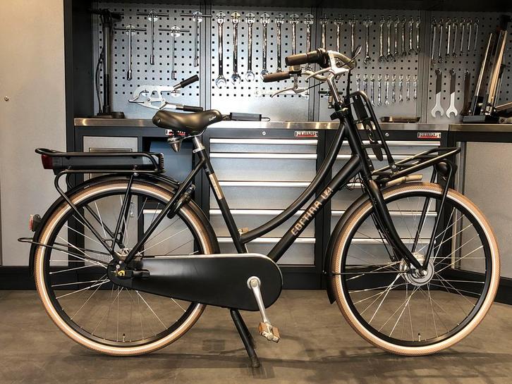Cortina E-U4 ecomo 400WH mat zwart D57!, Fietsen en Brommers, Fietsen | Dames | Damesfietsen, Gebruikt, Overige merken, Versnellingen