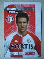 Spelerskaart Ron Vlaar met handtekening, Feyenoord 2007-2008, Spelerskaart, Ophalen of Verzenden, Zo goed als nieuw, Feyenoord