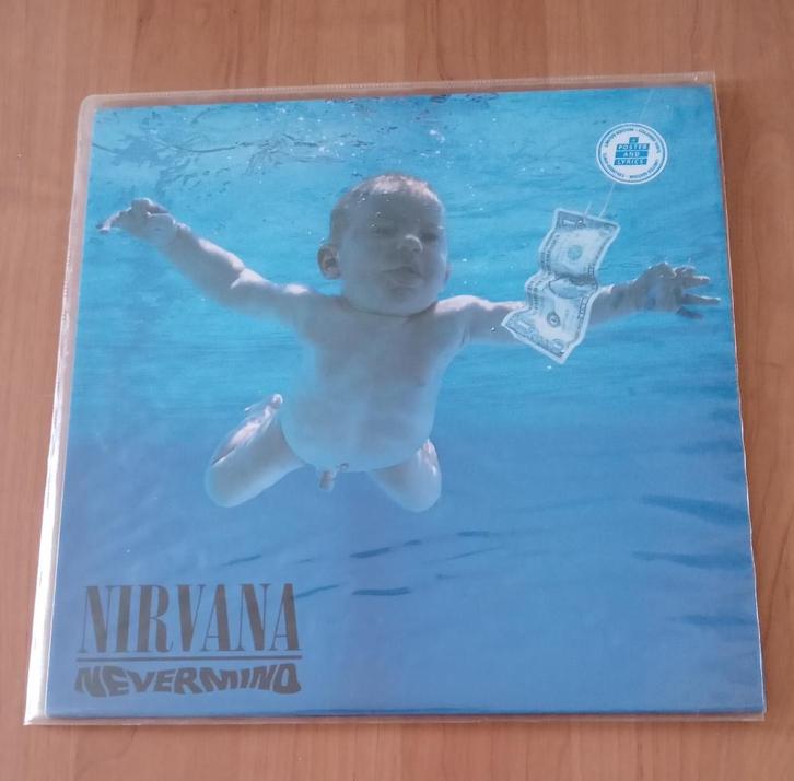vinyl Nirvana - Nevermind + poster, Cd's en Dvd's, Vinyl | Hardrock en Metal, Zo goed als nieuw, Verzenden