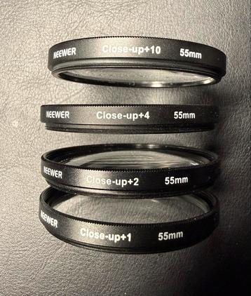 Neewer Macrofilters 55mm (+1, +2, +4, +10) beschikbaar voor biedingen