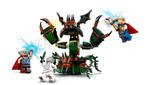 LEGO 76207 Marvel - Aanval op New Asgard, Ophalen of Verzenden, Zo goed als nieuw, Complete set, Lego