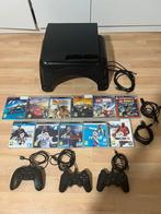 PlayStation 3 (320GB) met 3 controllers en 11 spellen - PS3, Spelcomputers en Games, 320 GB, Ophalen of Verzenden, Zo goed als nieuw
