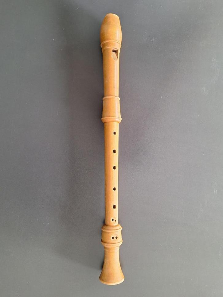 vintage J.R. v.d. VEEN altblokfluit barok en dubbele boring, Muziek en Instrumenten, Blaasinstrumenten | Blokfluiten, Zo goed als nieuw