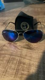 Rayban piloten zonnebril met hoesje, Zonnebril, Overige kleuren, Ophalen of Verzenden, Zo goed als nieuw