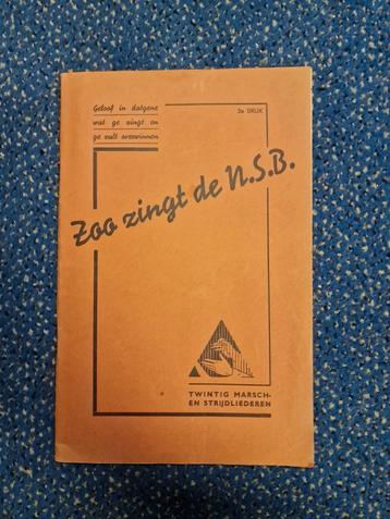 Brochure Zoo zingt de nsb, 2e Druk (1940)