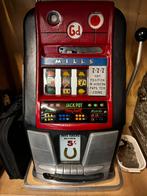 Mills Hightop bandiet, Verzamelen, Automaten | Gokkasten en Fruitautomaten, Overige munten, Ophalen, Gebruikt, Met sleutels