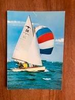 Zeilen op de Friese Meren. Valken klasse. 1973., Ophalen of Verzenden, Gebruikt, Zeilboot, Kaart, Foto of Prent
