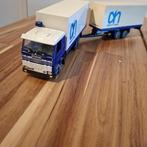 AH/albert heijn TEKNO SCANIA 142m 6 x 2 & hanger deuren ., Verzenden, Zo goed als nieuw, Bus of Vrachtwagen, Tekno