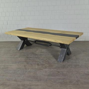 Salontafel Eiken Epoxy 1,60 m x 0,80 m beschikbaar voor biedingen