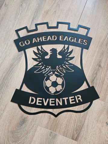 Go Ahead Eagles logo - 60 x 40 cm wanddecoratie beschikbaar voor biedingen