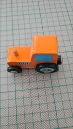 Janod houten tractor , met magneetje, Ophalen of Verzenden, Gebruikt