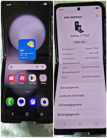 Samsung Galaxy Z Flip 5 In zeer goede staat 256 GB beschikbaar voor biedingen