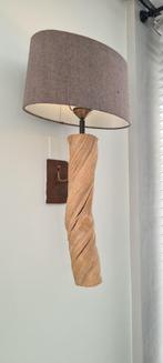 Design lampen, Huis en Inrichting, Lampen | Hanglampen, Ophalen, Gebruikt, Hout, Minder dan 50 cm