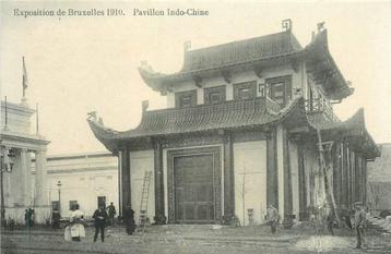 (381-229-019) Exposition de Bruxelles Pavillon Indo-Chine beschikbaar voor biedingen