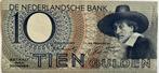 Tien gulden 1943 vrijwel UNC, Ophalen of Verzenden, 10 gulden, Los biljet