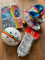 K3 rolschaatsen 35-38 incl bescherming + roller pakje, Ophalen of Verzenden, Zo goed als nieuw