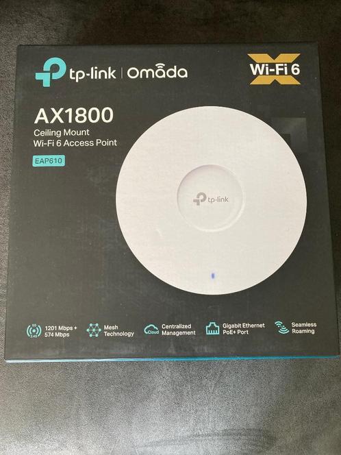 TP-Link AX1800 WiFi 6 Access Point (EAP610) - 2 stuks, Computers en Software, Accesspoints, Zo goed als nieuw, Ophalen of Verzenden