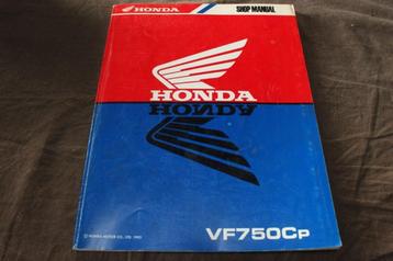 Honda VF750 Cp 1993 motorcycle shop manual VF 750 beschikbaar voor biedingen