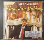 CD Klaas Jan Mulder - orgel - improvisaties, Cd's en Dvd's, Cd's | Religie en Gospel, Koren of Klassiek, Ophalen of Verzenden