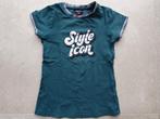 Petrol T-shirt Meisje Maat 140 - Style Icon, Kinderen en Baby's, Kinderkleding | Maat 140, Petrol, Meisje, Ophalen of Verzenden