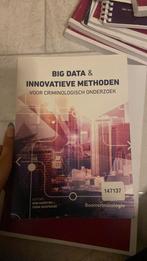 Big data en innovatieve methoden voor criminologisch onderzo, Ophalen of Verzenden, Zo goed als nieuw