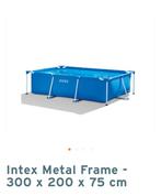 COMPLEET Intex Zwembad 300x200x75, Ophalen, Gebruikt, Opzetzwembad, 200 tot 400 cm