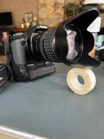 canon eos 400D - 28-135 mm objectief - battery grip BG-E3, Ophalen, Zo goed als nieuw, Canon