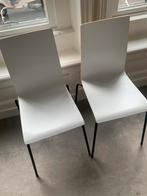 Witte stoelen GRATIS AFHALEN, Twee, Gebruikt, Wit, Ophalen