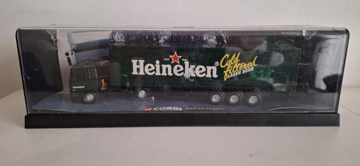 Model van Leyland-DAF vrachtwagen van Heineken, Hobby en Vrije tijd, Modelauto's | 1:43, Zo goed als nieuw, Auto, Corgi, Ophalen of Verzenden