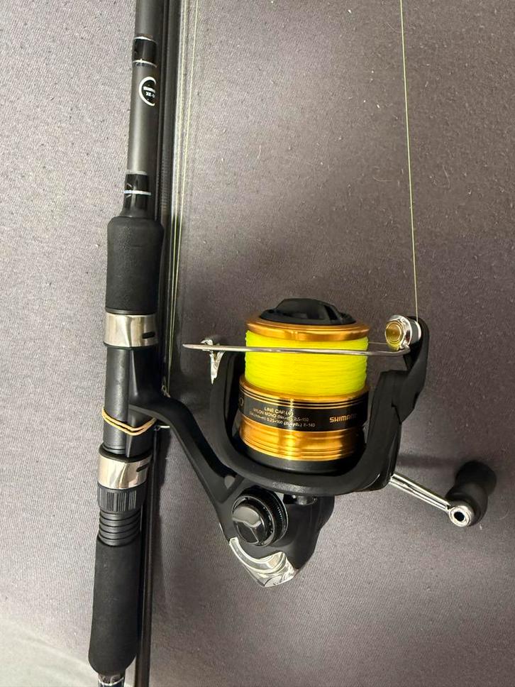 Shimano Spinhengel - Werphengel, Watersport en Boten, Hengelsport | Karpervissen, Zo goed als nieuw, Werphengel, Ophalen of Verzenden