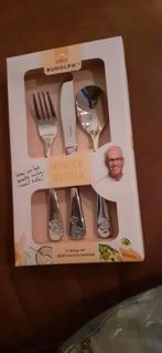 Kinderbestekset NIEUW Rudolph's, Nieuw, Ophalen of Verzenden, Rvs of Chroom, Vaatwasserbestendig