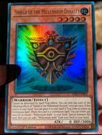 Yu-Gi-Oh! Shield of the Millennium Dynasty INFO 1st Ed !, Verzenden, Zo goed als nieuw, Losse kaart, Foil