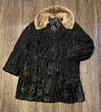 Bontjas Astrakan Vintage Nieuw, Ophalen of Verzenden, Zo goed als nieuw, Maat 42/44 (L), Zwart