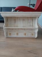 Kapstok 4 haken, wit, breedte 74,5 cm, hoogte 49,5 cm, Zo goed als nieuw, Minder dan 100 cm, Hout, Ophalen