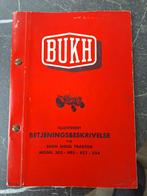 Instructieboekje tractor BUKH, Ophalen of Verzenden, Gelezen