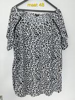 Panterprint shirt top maat 48 dames, Ophalen of Verzenden, Zo goed als nieuw, Maat 46/48 (XL) of groter, Korte mouw