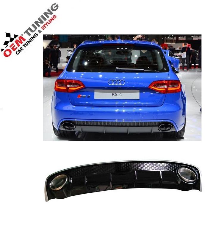 RS4 DIFFUSER 2011-2015 NON S-LINE VOOR A4 B8.5, Auto diversen, Tuning en Styling, Ophalen of Verzenden