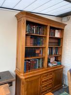 Kersenhouten boekenkast, Huis en Inrichting, 25 tot 50 cm, 100 tot 150 cm, Gebruikt, Met lade(s)