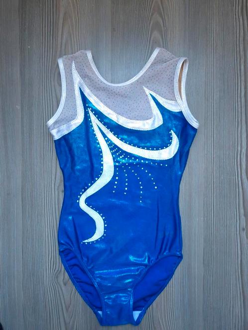 Turnpakje Agiva maat 146 152 158, Sport en Fitness, Turnen, Zo goed als nieuw, Turnpak(je), Kindermaat 146 t/m 176, Blauw, Ophalen of Verzenden