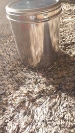 ronde voorraadbus, Huis en Inrichting, Keuken | Potten en Pannen, Ophalen of Verzenden, Nieuw, Rvs, Pot, Bus of Blik