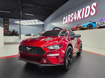 Kinderauto Ford Mustang - 24 volt - met drift - leren zit-RC beschikbaar voor biedingen