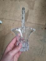 Glazen Mandje - Bohemia Kristal, Antiek en Kunst, Antiek | Glas en Kristal, Ophalen of Verzenden