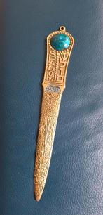 Briefopener Shalom, souvenir Israël, Eilat-steen., Antiek en Kunst, Antiek | Koper en Brons, Ophalen of Verzenden