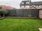 hout-beton schutting, Tuin en Terras, Schuttingen, Ophalen, 6 meter of meer, Hout, 1 tot 2 meter