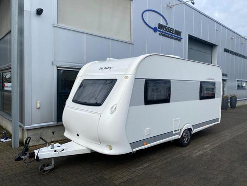 Hobby De Luxe 460 LU Enkele bedden Mover Cassetteluifel, Caravans en Kamperen, Caravans, Bedrijf, tot en met 4, Rondzit, Hobby