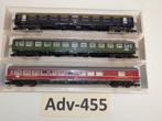 Adv-455 N Spoor Sneltrein Rijtuigen8110/11/12 Fleischmann, Hobby en Vrije tijd, Modeltreinen | N-Spoor, Gelijkstroom, Fleischmann