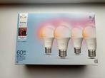 3 stuks Philips Hue Lamp Essential A60 Kleur grote fitting, Huis en Inrichting, Lampen | Losse lampen, 30 tot 60 watt, Led-lamp