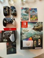 Zelda Tears of the Kingdom Switch Oled pakket, Switch OLED, Met games, Met 2 controllers, Ophalen of Verzenden